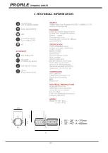 Preview for 4 page of UltraLite PROFILE 200 DYNAMIC WHITE Series User Manual