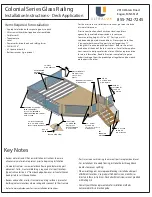 Предварительный просмотр 1 страницы Ultralox Colonial Series Installation Instructions