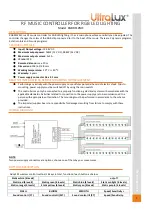 UltraLux RGBRF12MC Instructions preview