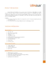 Preview for 2 page of UltraLux SPX22080 User Manual