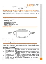 Preview for 4 page of UltraLux SSG1Z Instruction Manual