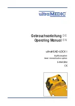 ultraMEDIC SAN-0284 Operating Manual preview