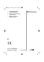 Ultranatura SP-100 Operating Instructions Manual предпросмотр