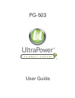 Preview for 3 page of UltraPower Planet Green PG-503 User Manual