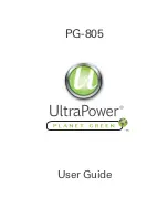 Preview for 12 page of UltraPower Planet Green PG-805 User Manual