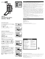 UltraPro 40955 Quick Start Manual предпросмотр