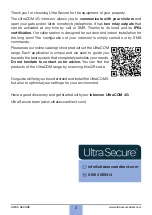 Предварительный просмотр 2 страницы UltraSecure ULTRACOM 4G Manual