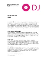 Preview for 2 page of Ultrasone DJ1 Quick Manual