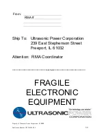 Preview for 59 page of Ultrasonic BT 1206H System Manual