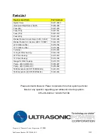 Preview for 60 page of Ultrasonic BT 1206H System Manual