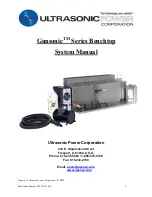 Ultrasonic Gunsonic Series System Manual preview
