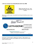 Предварительный просмотр 6 страницы Ultrasonic PPC30 User Manual