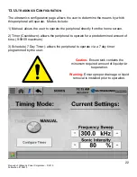 Preview for 22 page of Ultrasonic PPC30 User Manual
