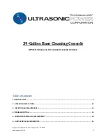 Предварительный просмотр 8 страницы Ultrasonic UP3218 Operator And  Maintenance Manual