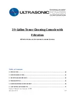 Preview for 59 page of Ultrasonic UP3218 Operator And  Maintenance Manual