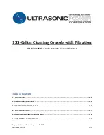 Preview for 160 page of Ultrasonic UP3218 Operator And  Maintenance Manual