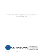 Preview for 272 page of Ultrasonic UP3218 Operator And  Maintenance Manual