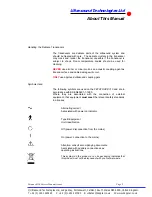 Preview for 7 page of Ultrasound Technologies Fetatrack 310 Service Manual