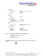 Preview for 20 page of Ultrasound Technologies Fetatrack 310 Service Manual