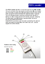 Preview for 5 page of Ultrasound Technologies PD1+ combi Operating Instructions Manual