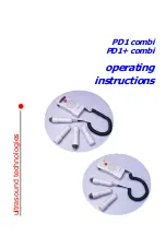 Ultrasound Technologies PD1+ combi Operating Instructions Manual preview