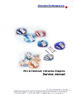 Ultrasound Technologies PD1 series Service Manual preview