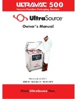 ULTRASOURCE Ultravac 500 Owner'S Manual preview