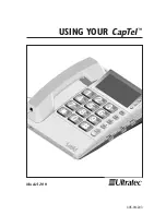 Ultratec CapTel 200 User Manual preview