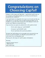 Preview for 3 page of Ultratec CapTel 2400iBT User Manual