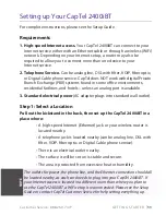 Preview for 13 page of Ultratec CapTel 2400iBT User Manual