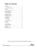 Preview for 2 page of Ultratec CLF 3000 Operator'S Manual