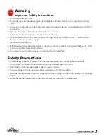 Preview for 3 page of Ultratec Dry Icer Operator'S Manual