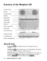 Предварительный просмотр 8 страницы Ultratec Miniprint 425 Using Manual