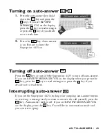 Preview for 45 page of Ultratec SUPERPRINT 4425 Using Manual