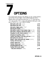 Preview for 63 page of Ultratec SUPERPRINT 4425A Manual