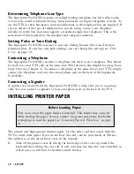 Preview for 16 page of Ultratec SUPERPRINT PRO80 Using Manual