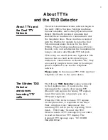 Preview for 4 page of Ultratec TDD Detector Installation Instructions Manual