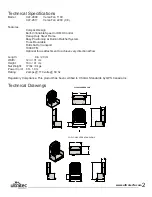 Preview for 4 page of Ultratec Versa Fan Operator'S Manual