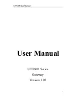 Ultrative UTT-901 Series User Manual preview