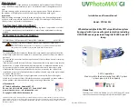 Ultravation UVPhotoMAX GI PTXGI-1224 Installation And Owner'S Manual preview