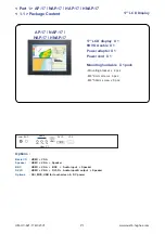 Preview for 5 page of UltraView AP-17 User Manual