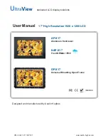 Предварительный просмотр 1 страницы UltraView AP-X17 User Manual