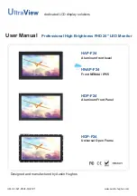 Предварительный просмотр 1 страницы UltraView HAP-F24 User Manual