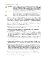 Preview for 8 page of Ultravolt HV RACK Installation Instructions And Operating Manual