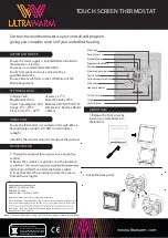 Preview for 1 page of Ultrawarm UWS-TOUCH Manual