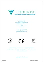 Предварительный просмотр 26 страницы Ultrawave ARGON Operator'S Instruction Manual