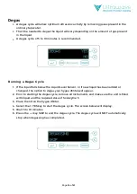 Preview for 15 page of Ultrawave hygea d3ntal Operator'S Instruction Manual