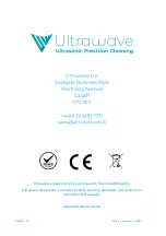 Preview for 30 page of Ultrawave Neon 125 Operator'S Manual