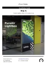 Preview for 9 page of ultron PureAIR Lightbox Installation Manual