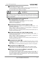 Preview for 29 page of Ulvac C30VR Series Installation, Operation, Maintenance And Troubleshooting Instructions